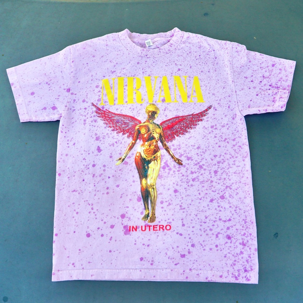 Nirvana custom Splatter purple dye